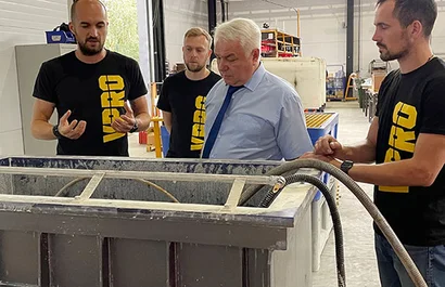 Производственную площадку Вентопро посетил заместитель главы администрации ГО Истра Производственную площадку Вентопро посетил заместитель главы администрации ГО Истра