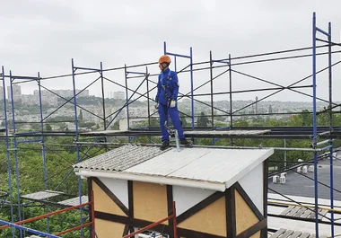 работа на кровле