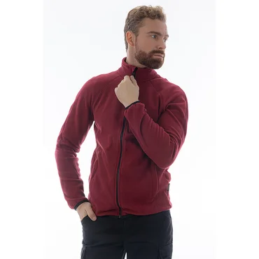 Флисовая толстовка Brodeks KS 211,бордо Флисовая толстовка Brodeks KS 211,бордо