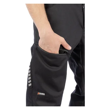 Летние брюки Brodeks KS 334, черный Летние брюки Brodeks KS 334, черный