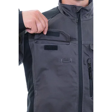 Куртка летняя Brodeks KS 202, серый/черный