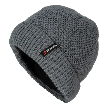 Шапка Brodeks Regular Fleece Warming серый