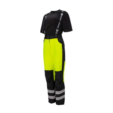 Женские зимние сигнальные брюки Brodeks KW 330, желтый/черный Женские зимние сигнальные брюки Brodeks KW 330, желтый/черный