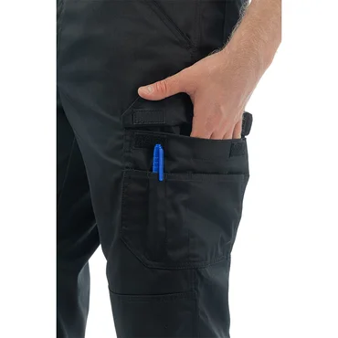 Летние брюки Brodeks KS 301, черный Летние брюки Brodeks KS 301, черный