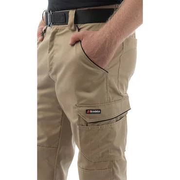 Летние брюки Brodeks KS 301, бежевый Летние брюки Brodeks KS 301, бежевый