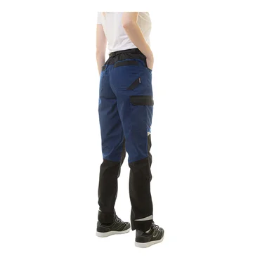 Женские летние брюки Brodeks KS 328, синий/черный