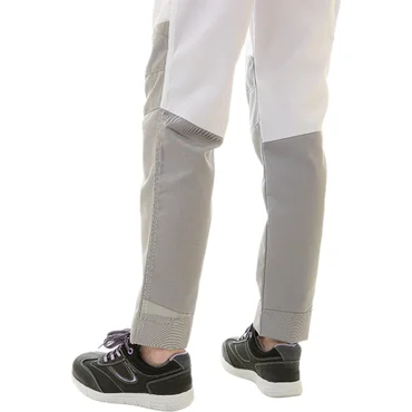 Женские летние брюки Brodeks KS 328, белый/серый