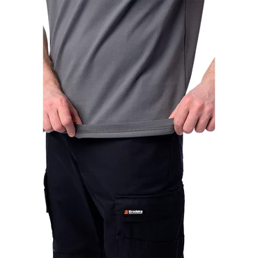 Футболка Brodeks KS705, серый
