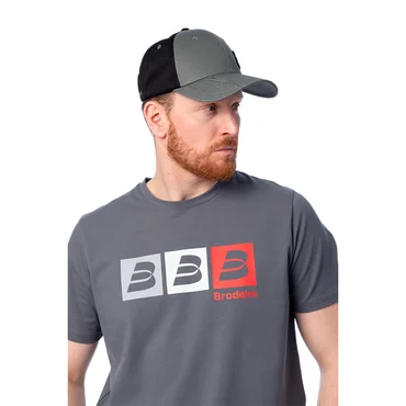 Бейсболка Brodeks KM130, серый