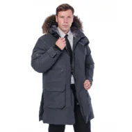 Зимняя пуховая Premium куртка-парка Brodeks Зимняя пуховая Premium куртка-парка Brodeks
